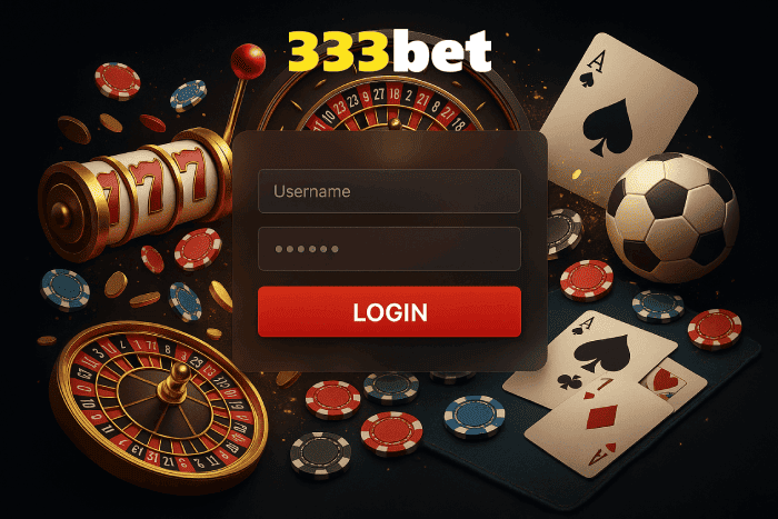 Login Cassino 333BET apostas seguras online